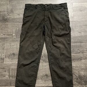 Theory Zaine Patton Chino Pants Olive 30x28 slim tapered